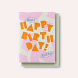 The Completist - HAPPY BIRTHDAY Geburtstagskarte - ROSA ECK - Karte, ,