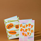 The Completist - HAPPY BIRTHDAY Geburtstagskarte - ROSA ECK - Karte, ,