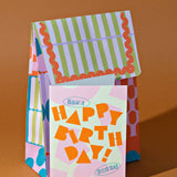The Completist - HAPPY BIRTHDAY Geburtstagskarte - ROSA ECK - Karte, ,