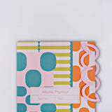 The Completist - MINI - HELIX Kleines Lesezeichen | Mandarin - ROSA ECK - Bookmark, Orange,
