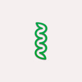 The Completist - MINI - HELIX Kleines Lesezeichen | Smaragd - ROSA ECK - Bookmark, Grün,