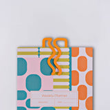 The Completist - MINI - MIAMI Kleines Lesezeichen | Bubblegum - ROSA ECK - Bookmark, Rosa,