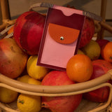 The Sticky Sis Club - IL SOLE COLORE Handytasche • cherry red + dolce pink + arancia orange - Handytasche - ROSA ECK Concept Store