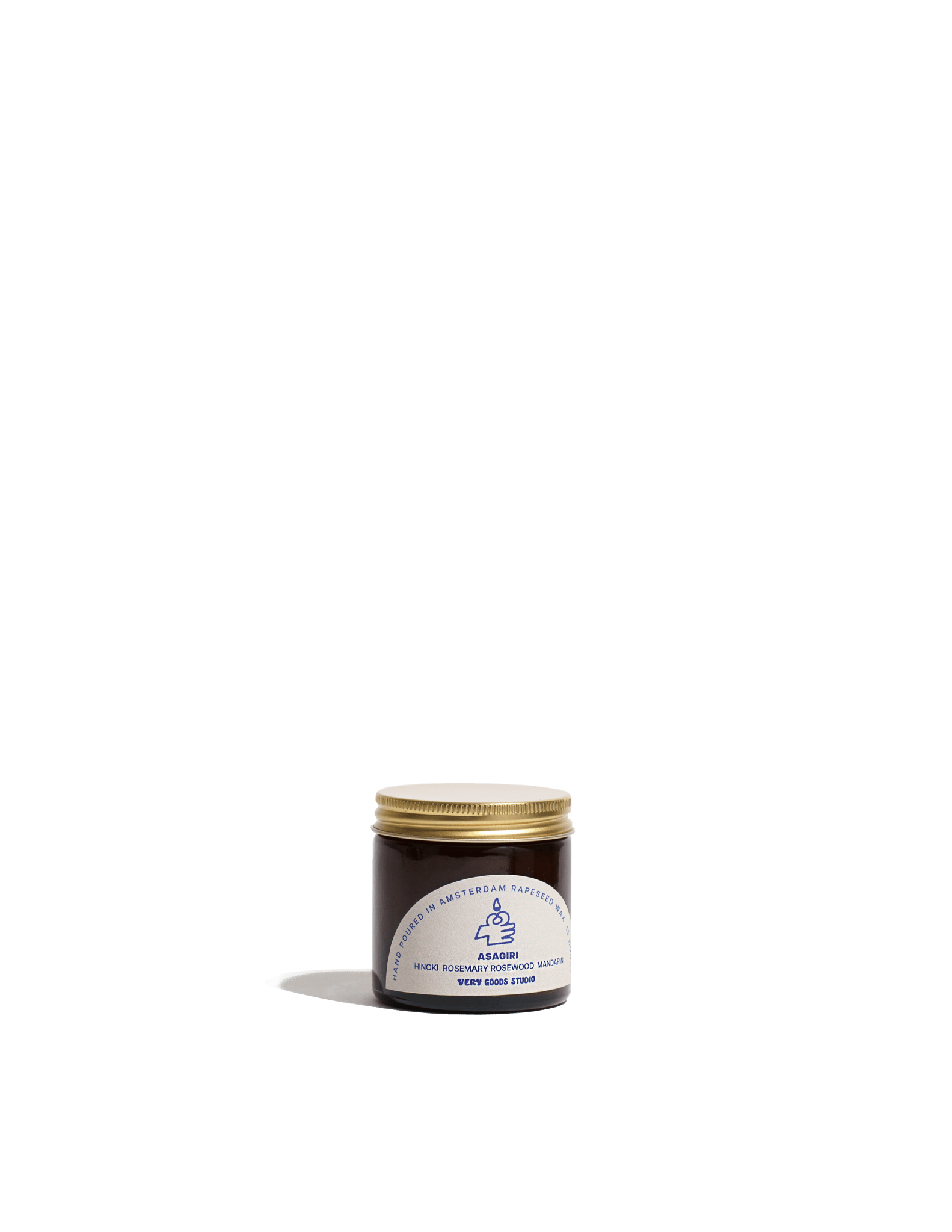 Very Goods Studio - ASAGIRI Duftkerze im Glas (60 ml) - Kerze - ROSA ECK Concept Store