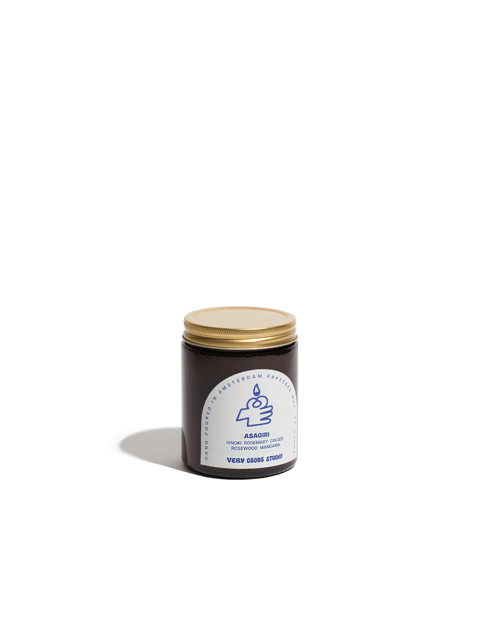 Very Goods Studio - ASAGIRI Große Duftkerze im Glas (170 ml) - Kerze - ROSA ECK Concept Store