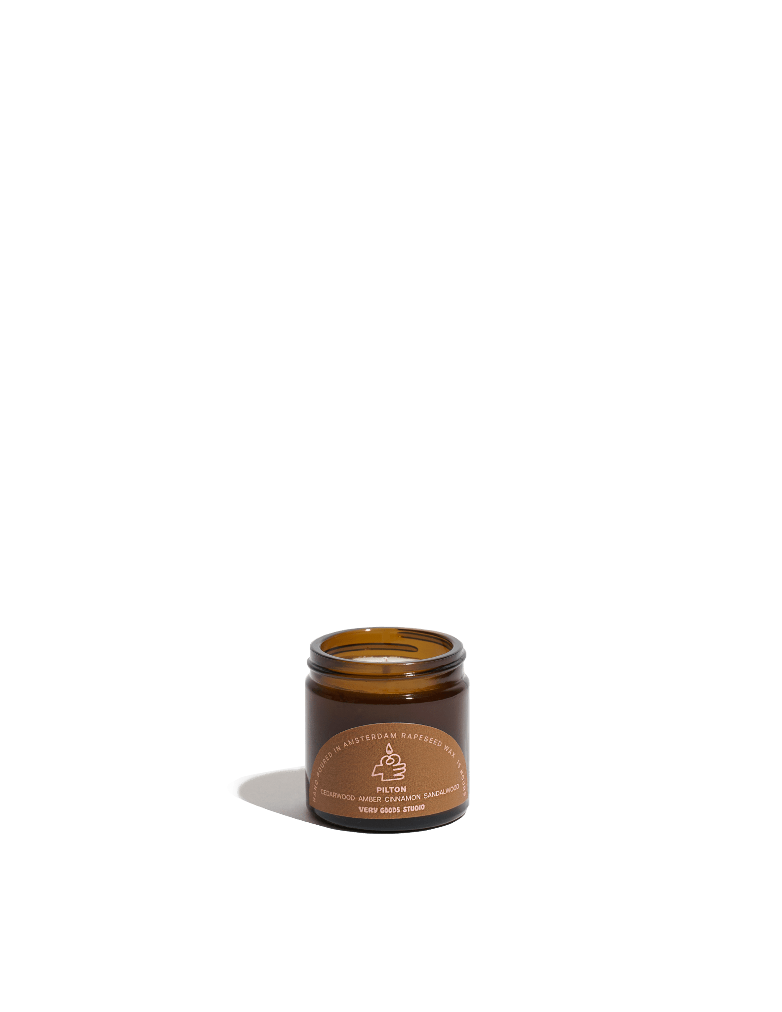 Very Goods Studio - PILTON Duftkerze im Glas (60 ml) - Kerze - ROSA ECK Concept Store