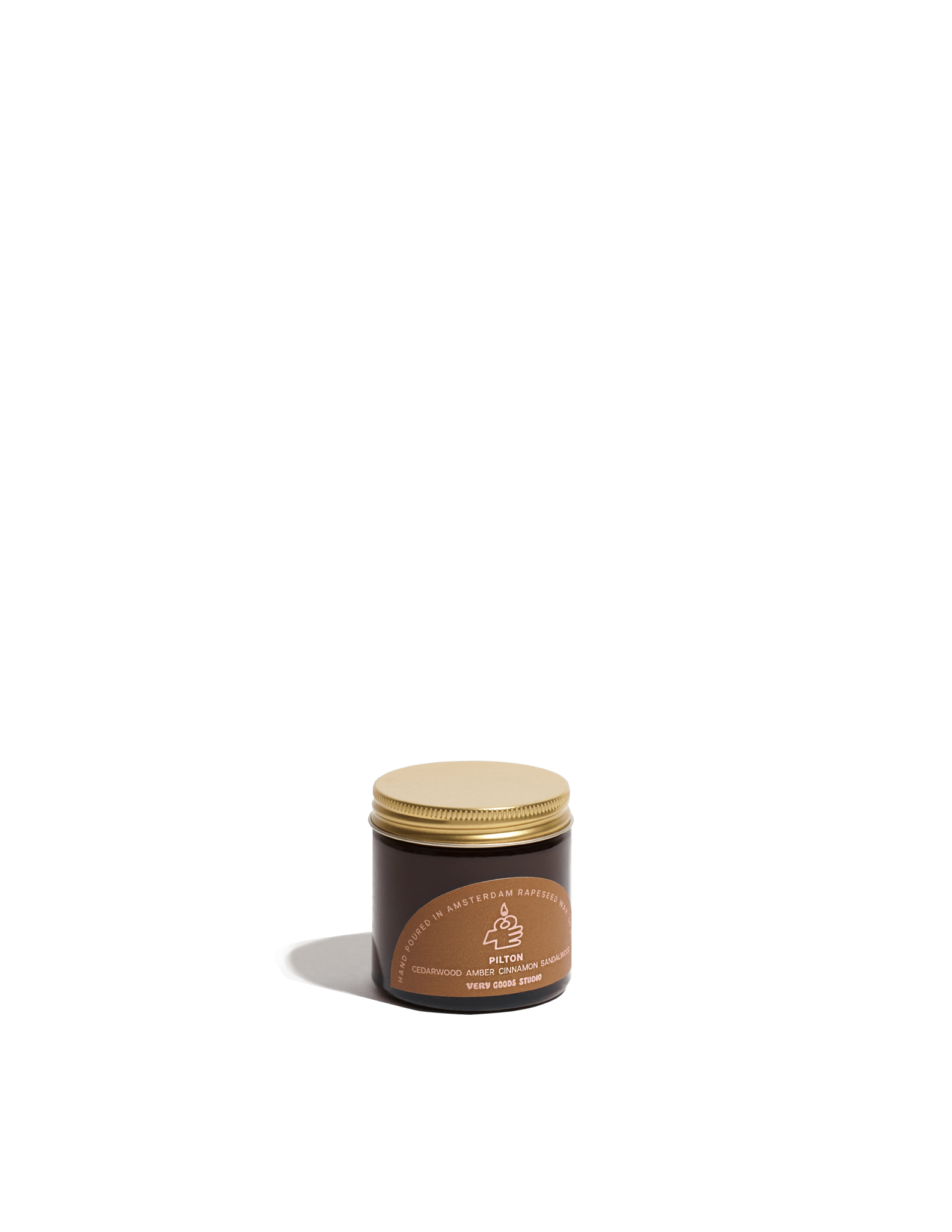 Very Goods Studio - PILTON Duftkerze im Glas (60 ml) - Kerze - ROSA ECK Concept Store