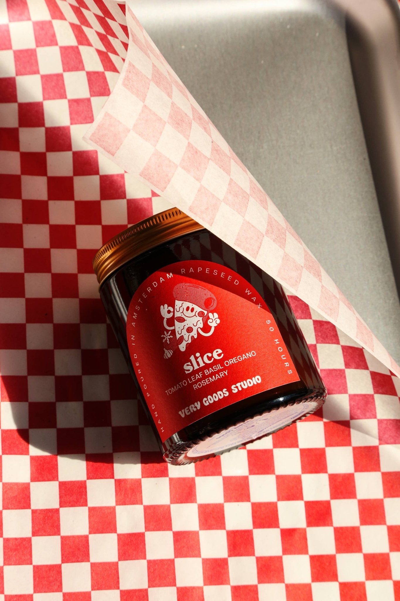 Very Goods Studio - SLICE Große Duftkerze im Glas (170 ml) - Kerze - ROSA ECK Concept Store