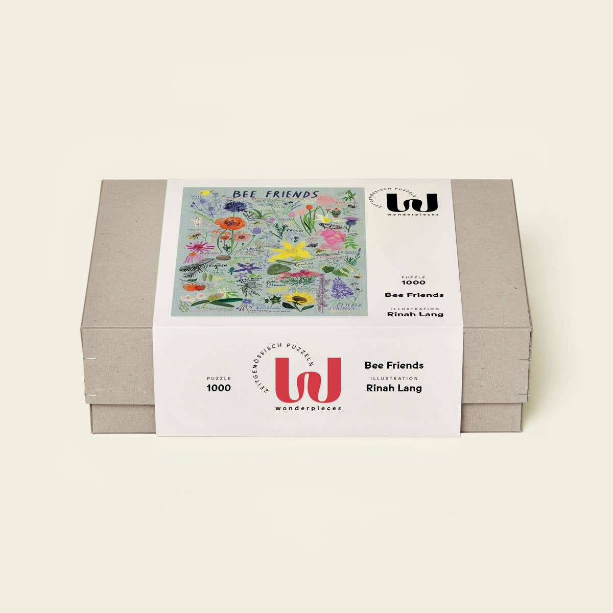 Wonderpieces - BEE FRIENDS Puzzle | Rinah Lang - ROSA ECK - Bienen, ,