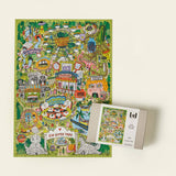 Wonderpieces - EIN GUTER PARK Puzzle | Illustration Sandra Bayer - ROSA ECK - , ,