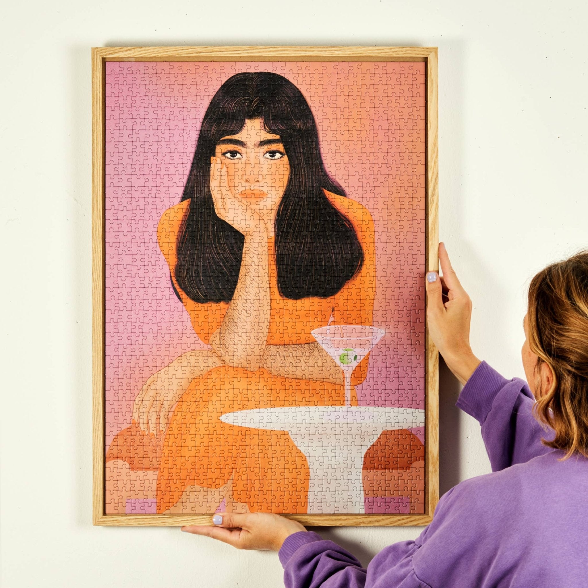 Wonderpieces - STARING INTO THE VOID Puzzle | Illustration Elif Küçük - ROSA ECK - , ,
