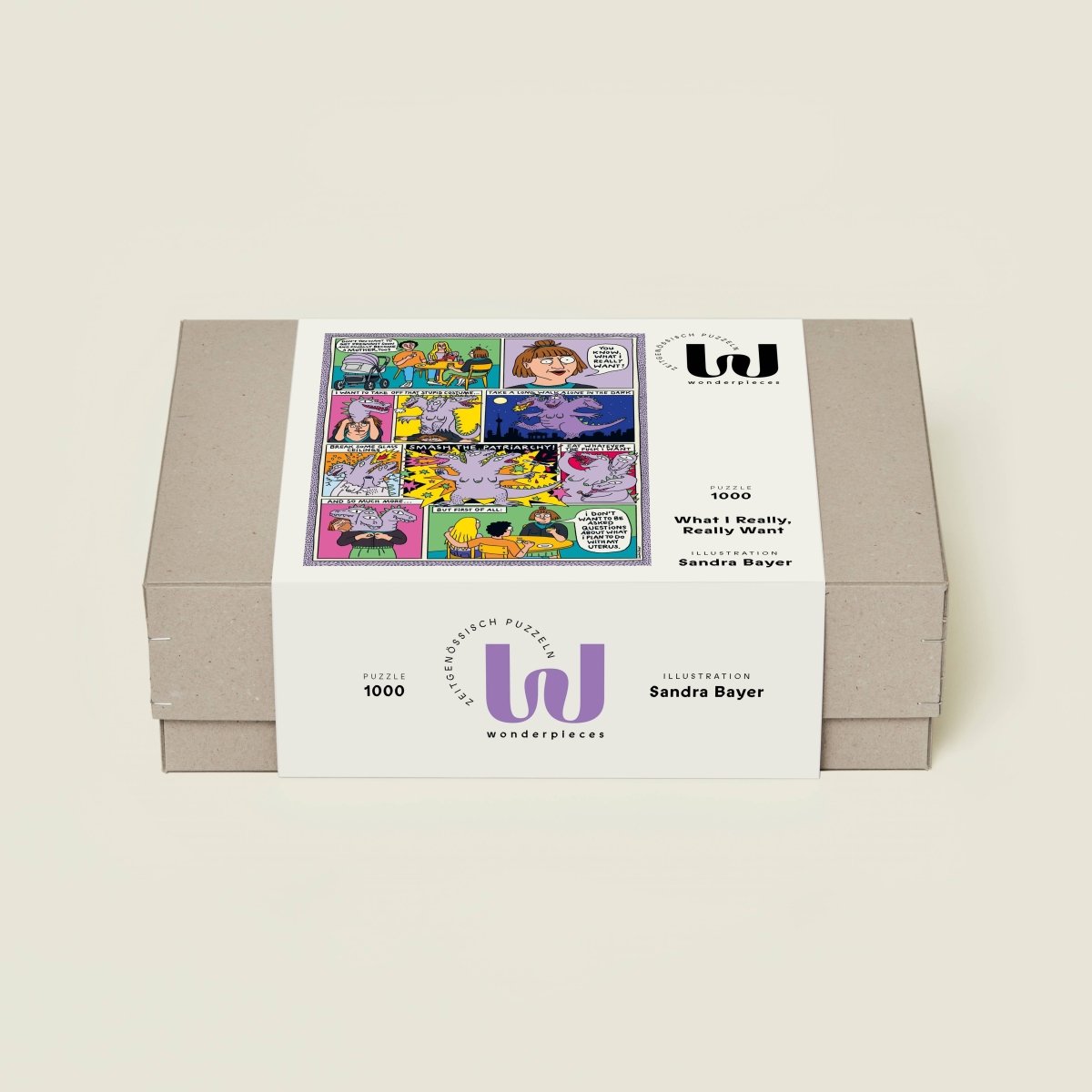 Wonderpieces - WHAT I REALLY, REALLY WANT Puzzle | Sandra Bayer - ROSA ECK - , ,