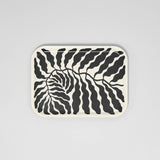 Wrap - Charcoal Leaves Small Rectangle Birch Serving Tray - ROSA ECK Concept Store