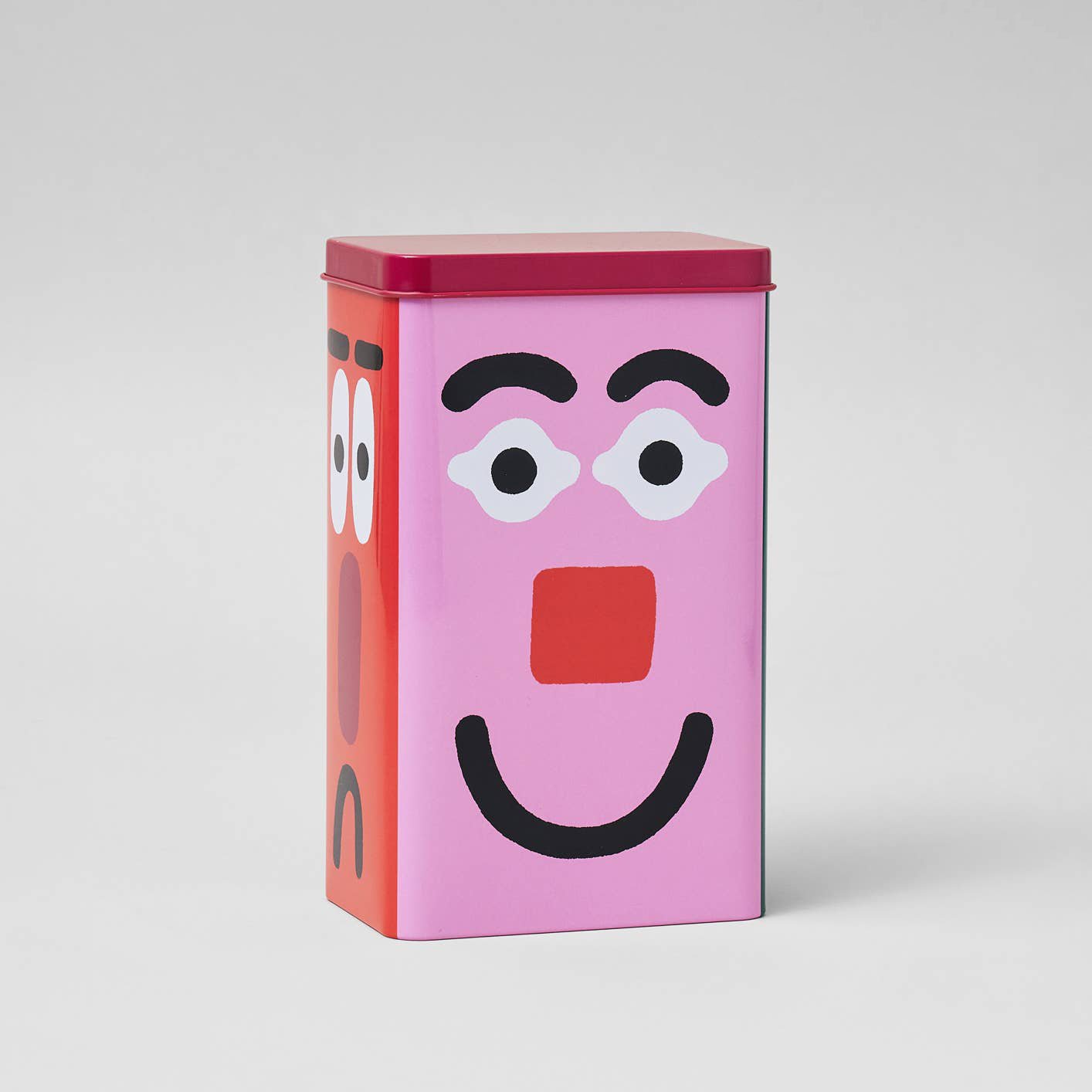 Wrap - FACES Kaffeedose (Cari Vander Yacht) - ROSA ECK - Gesicht, Rosa,