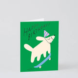 Wrap - HAPPY BIRTHDAY SKATEBOARD Geburtstagskarte für Kinder - Grußkarte - ROSA ECK Concept Store