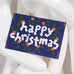 Wrap - HAPPY CHRISTMAS HOLLY Weihnachts - Grußkarte mit Prägung - Grußkarte - ROSA ECK Concept Store