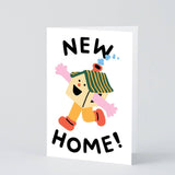 Wrap - HAPPY HOUSE' NEW HOME Grußkarte - Grußkarte - ROSA ECK Concept Store