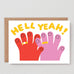 Wrap - HELL YEAH! Grußkarte - Grußkarte - ROSA ECK Concept Store