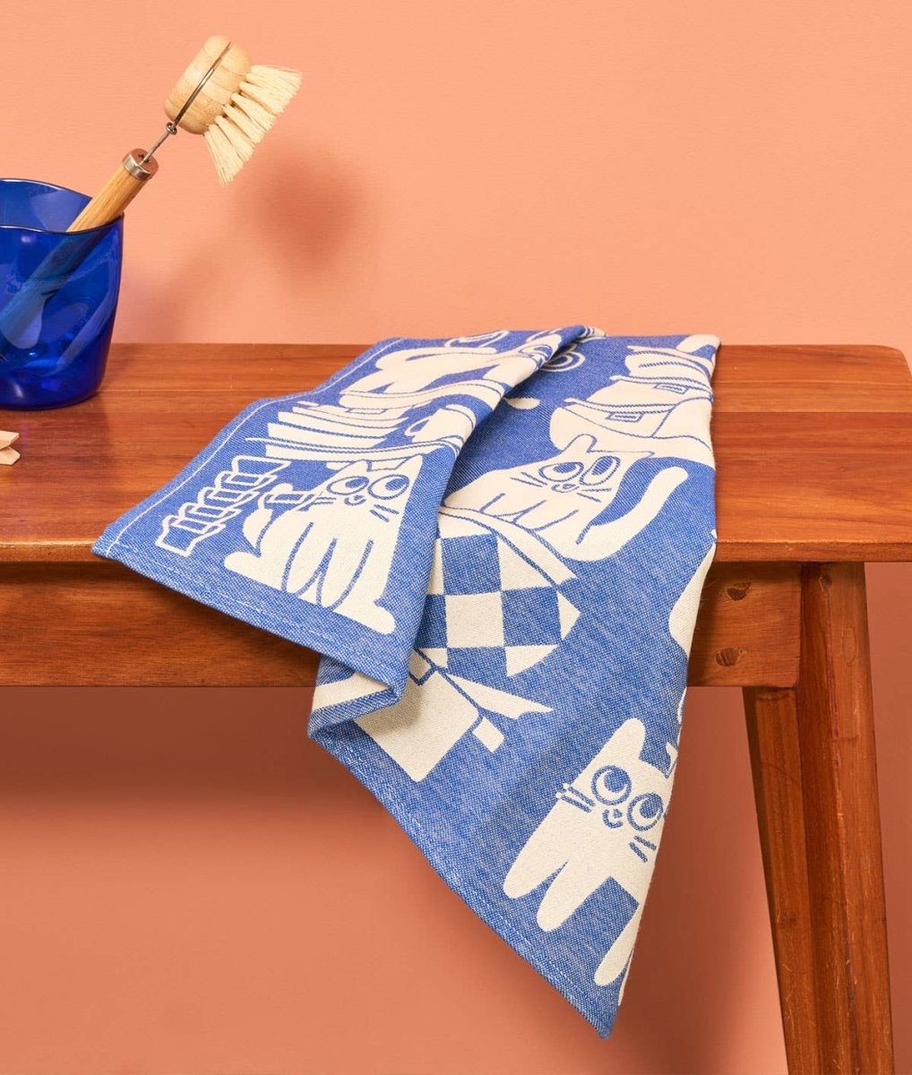 Wrap - KITCHEN CATS Geschirrtuch aus Baumwolle - Geschirrtuch - ROSA ECK Concept Store