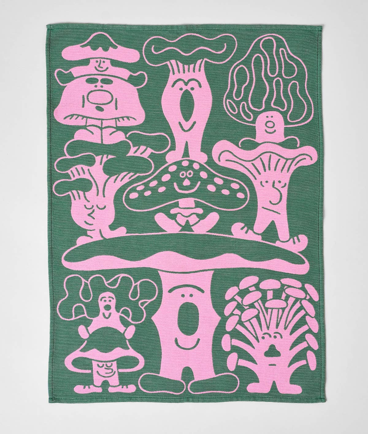 Wrap - MUSHROOMS Geschirrtuch aus Baumwolle - Geschirrtuch - ROSA ECK