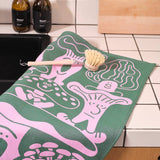 Wrap - MUSHROOMS Geschirrtuch aus Baumwolle - Geschirrtuch - ROSA ECK
