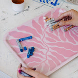 Wrap - PINK LEAVES Rechteckiges Serviertablett - Serviertablett - ROSA ECK Concept Store