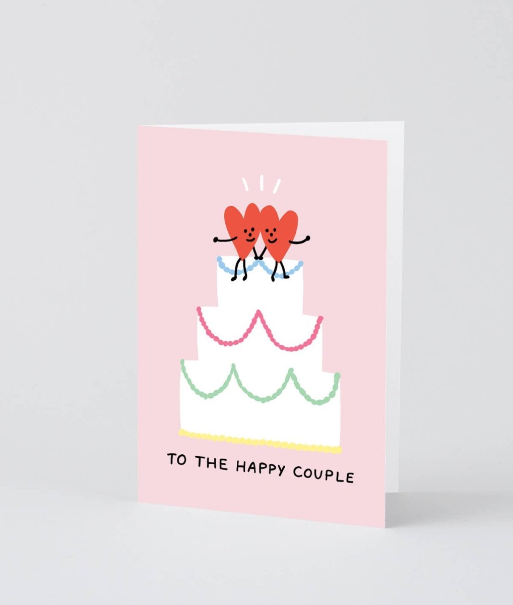 Wrap - TO THE HAPPY COUPLE Hochzeitskarte - Grußkarte - ROSA ECK Concept Store