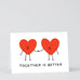 Wrap - TOGETHER IS BETTER Grußkarte - Grußkarte - ROSA ECK Concept Store