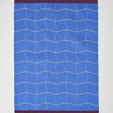 Wrap - WAVE GRID BLUE Geschirrtuch aus Baumwolle - Geschirrtuch - ROSA ECK