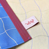 Wrap - WAVE GRID BLUE Geschirrtuch aus Baumwolle - Geschirrtuch - ROSA ECK
