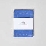 Wrap - WAVE GRID BLUE Geschirrtuch aus Baumwolle - Geschirrtuch - ROSA ECK