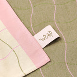 Wrap - WAVE GRID NATURAL Geschirrtuch aus Baumwolle - Geschirrtuch - ROSA ECK