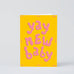 Wrap - YAY NEW BABY Grußkarte mit Prägung - Grußkarte - ROSA ECK Concept Store