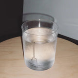 yahya studio - MONDAY TILL FRIDAY Großes Trinkglas mit Spruch - Trinkglas - ROSA ECK Concept Store