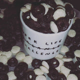 yahya studio - WORK LIFE CHALLENGE Becher aus Porzellan - Kaffee - und Teetasse - ROSA ECK - Cup, ,