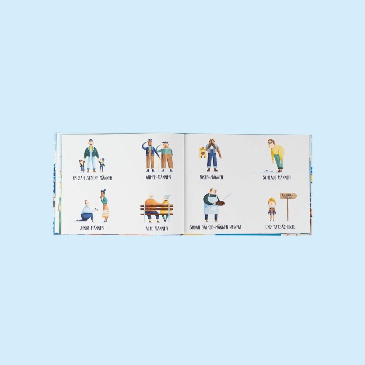 Zuckersüß Verlag - MÄNNER WEINEN Kinderbuch - ROSA ECK - Jonty Howley, ,