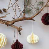 Weihnachtsdeko aus Papier • Zwiebel Grün