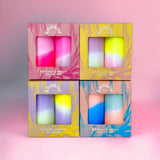 Rainbow Studio Stumpenkerzen (2er-Set) • Magnific