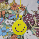 FEELING LUSH Smiley Schlüsselanhänger • Neongrün