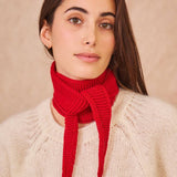 Kleiner Strickschal • Himmelblau