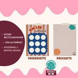 DIY Glückslos Rubbelkarte • Glitzer