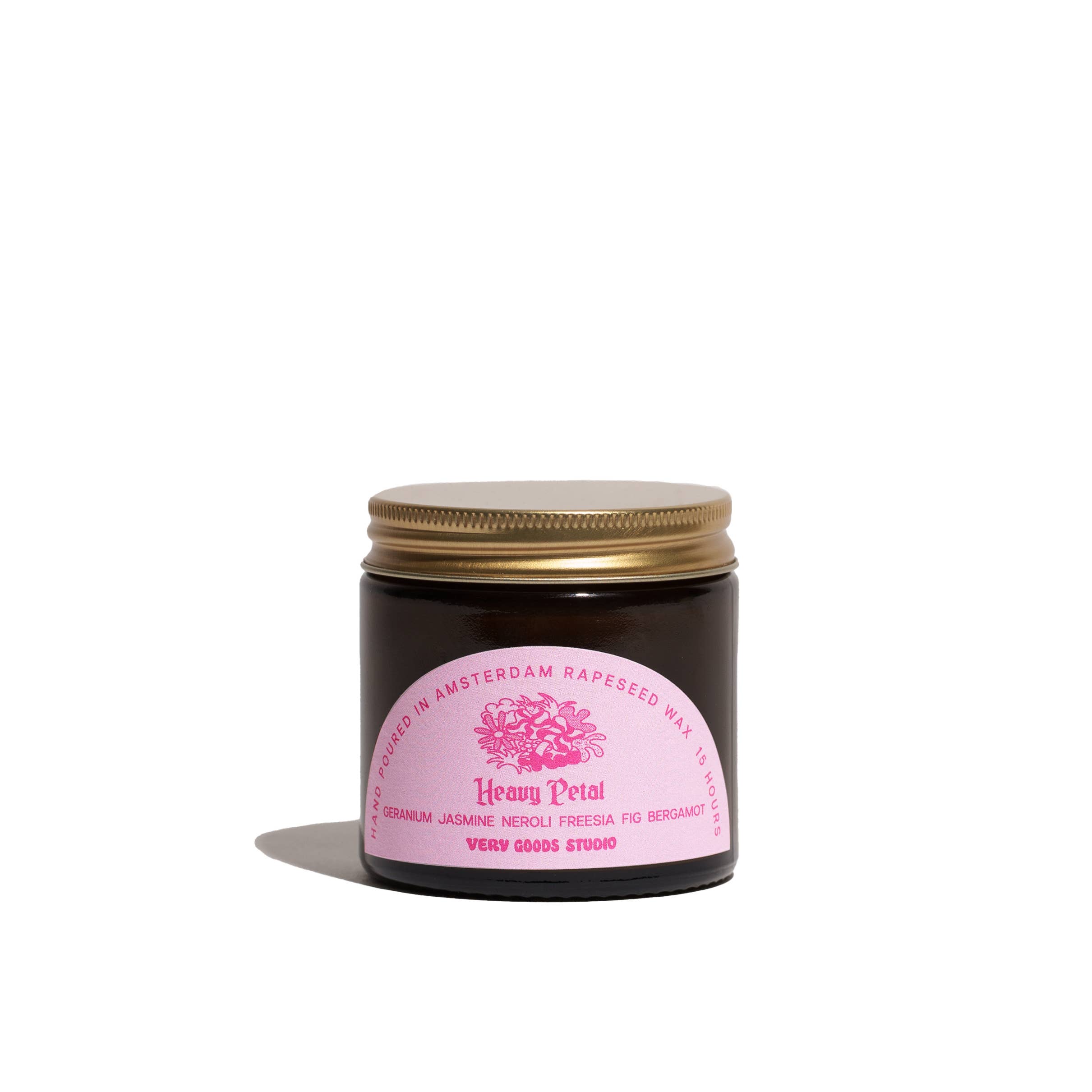 HEAVY PETAL Duftkerze im Glas (60 ml)