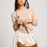 ANDREA Umhängetasche • Teddy Braun