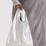 BABY BAGGU Einkaufstasche • Chrome Metallic