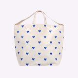 Große Tragetasche • Herzen Blau