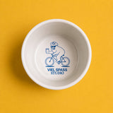 COFFEE, BIKES & easy rides Porzellanbecher – zweite Ansicht