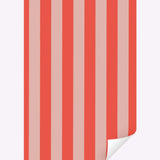 Geschenkpapier-Rolle • Streifen Rot/Rosa