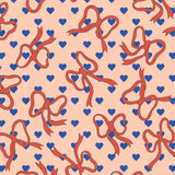 Geschenktüte mit Boden • Schleifen/Herz