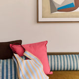 KNITTED STRIPES Shopper • marzipan + sky