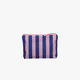 Kulturbeutel aus Baumwolle • Blau/Rosa